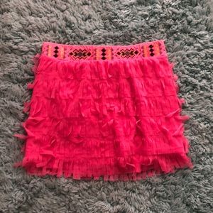 Pink justice skirt